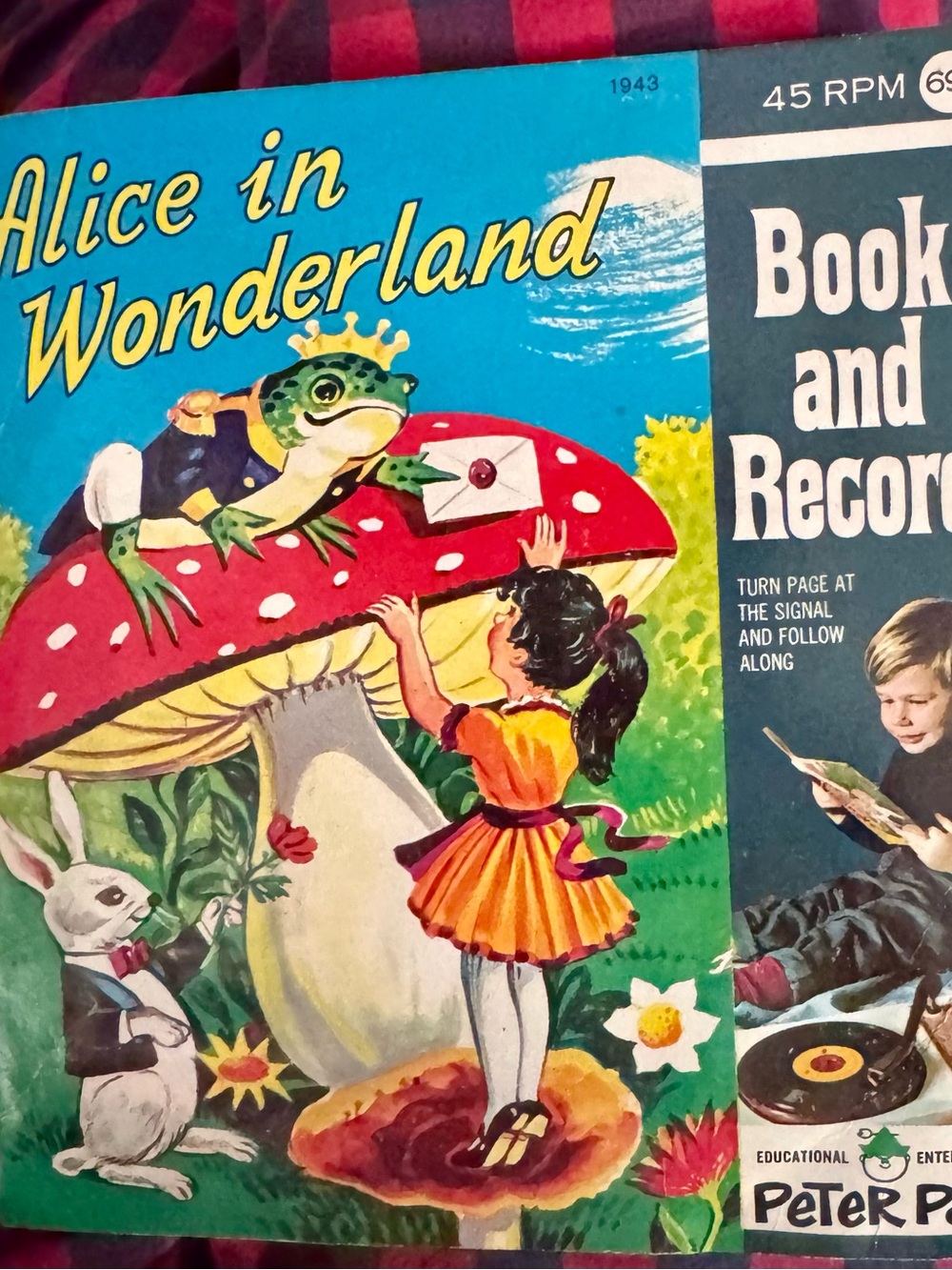 Vintage Children’s Book & 45 RPM Record Collection – Lot of 4